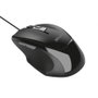 Trust Voca Ratón de Oficina Ergonómico Negro 2400 DPI